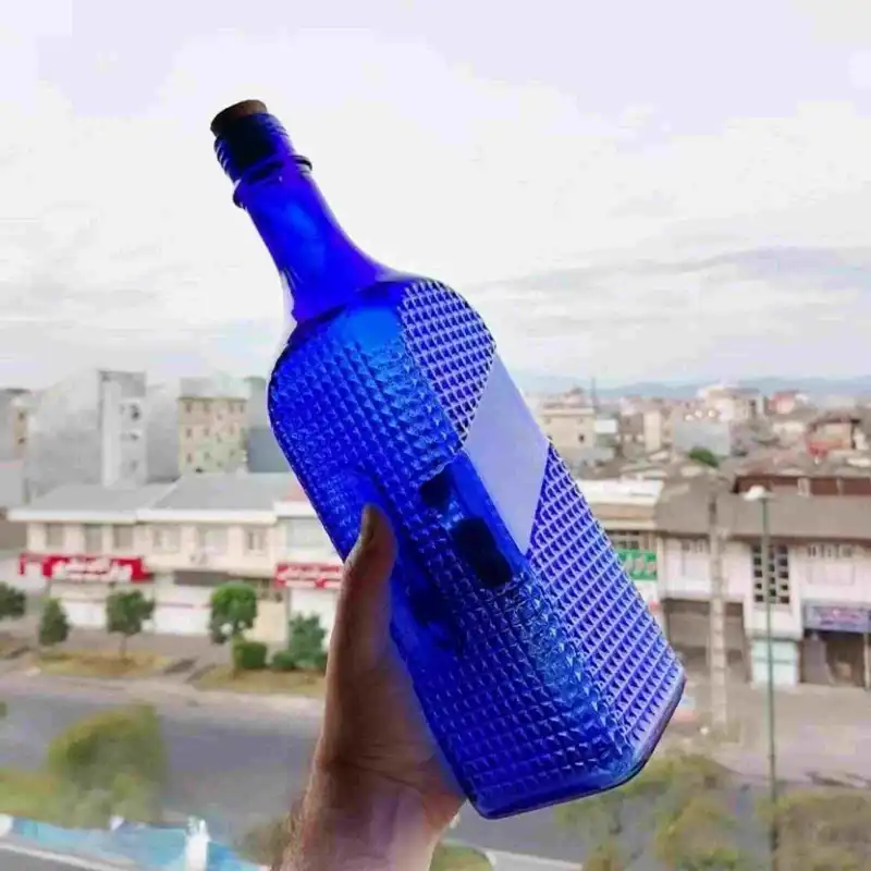 بطری شیشه ای مدل آب خورشیدی هخامنشی 3 لیتری