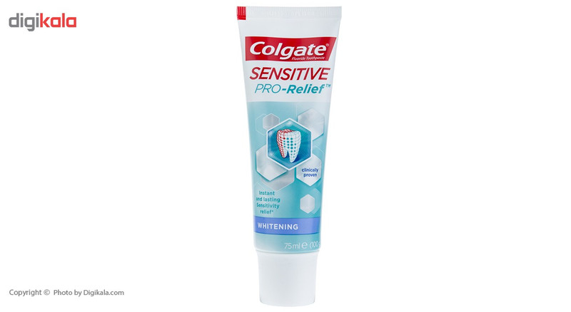 خمیر دندان کلگیت مدل Sensitive Pro-Relief Whitening حجم 75 میلی لیتر