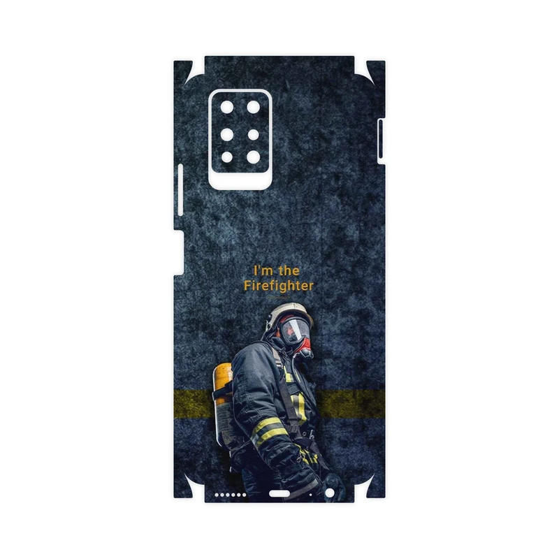 برچسب پوششی ماهوت مدل Firefighter-FullSkin مناسب برای گوشی موبایل اینفینیکس Note 10 Pro