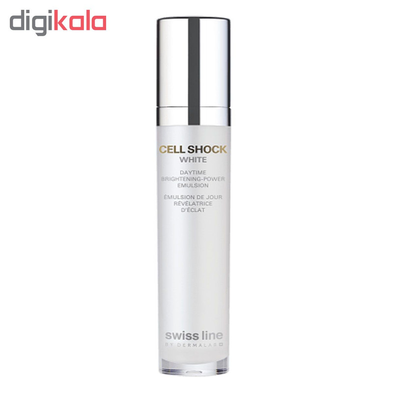 امولسیون روشن کننده روز سوییس لاین مدل Cell Shock حجم 50 میلی لیتر
