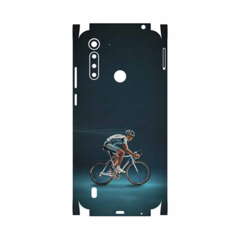برچسب پوششی ماهوت مدل Road cycling-FullSkin مناسب برای گوشی موبایل موتورولا Moto G8 Power Lite