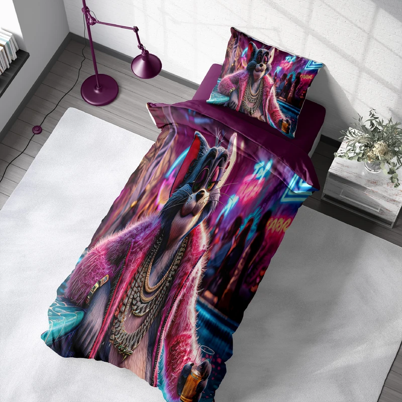 سرویس خواب 1 نفر 4 تکه مدل دیجیتال