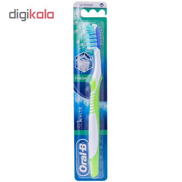 مسواک اورال-بی مدل Advantage 3D white Fresh با برس متوسط main 1 1