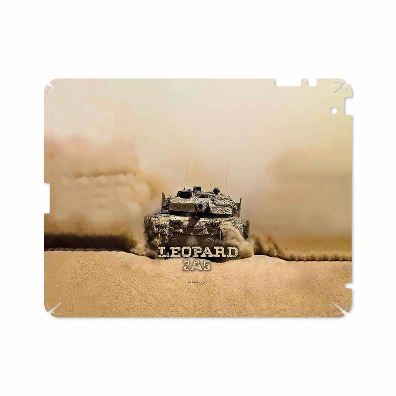 برچسب پوششی ماهوت مدل Leopard 2A5 tank مناسب برای تبلت اپل iPad 2 2011 A1397
