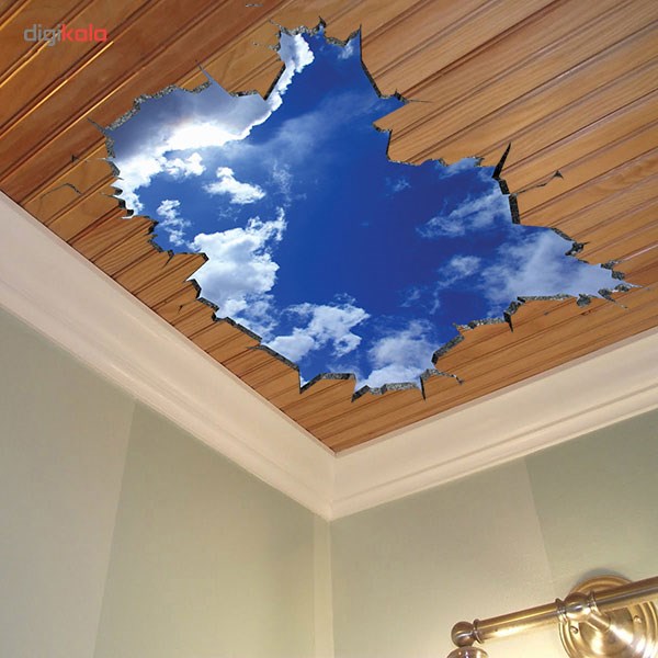 استیکر سه بعدی سقف ژیوار طرح آسمان مجازی