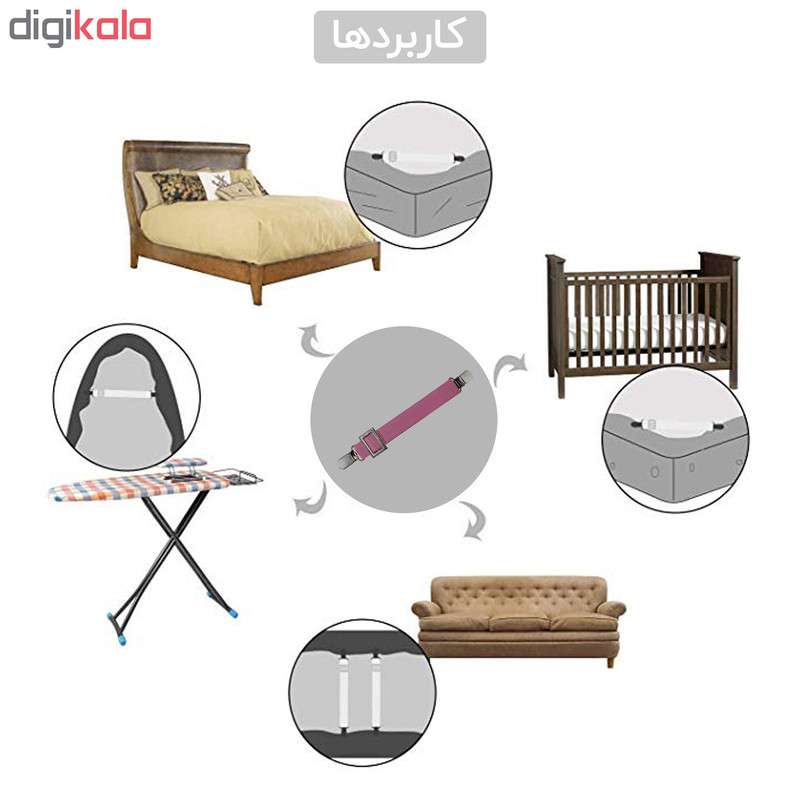 نظم دهنده روتختی زیبا مدل Linear بسته 4 عددی