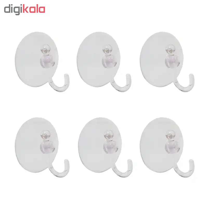 گیره شیشه مدل Mhr-248 بسته 6 عددی