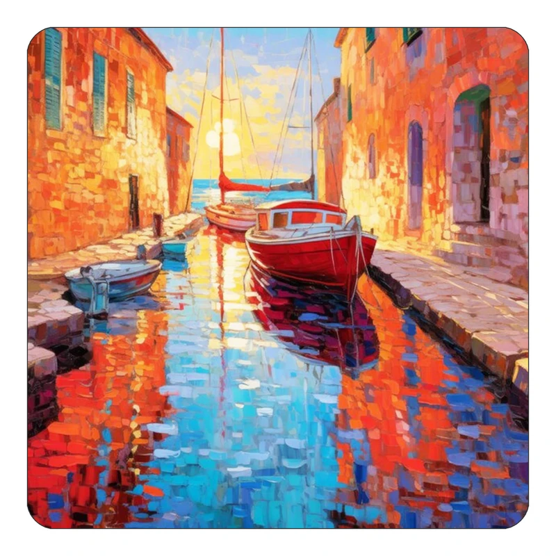 مگنت کاکتی طرح نقاشی رنگ روغن مدل mp73546