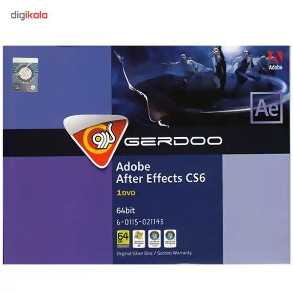 مجموعه نرم‌افزار گردو Adobe After Effects CS6-64bit