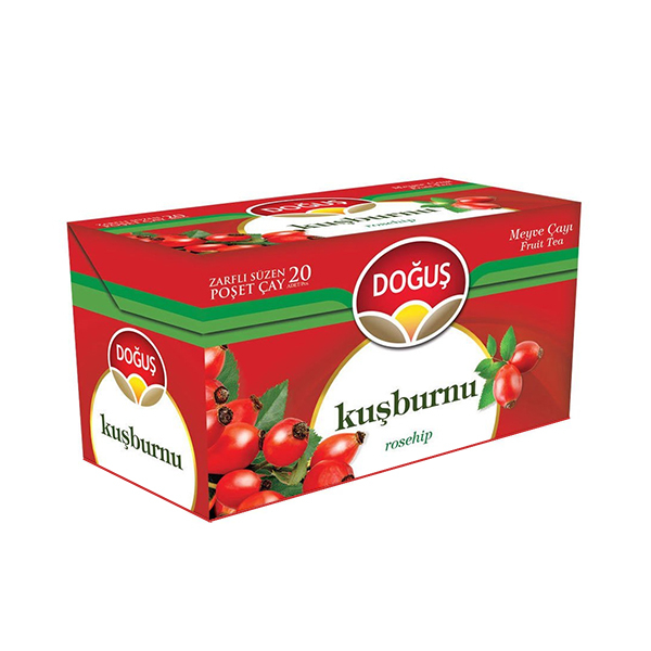 دمنوش میوه گل رز دوغوش بسته 20 عددی
