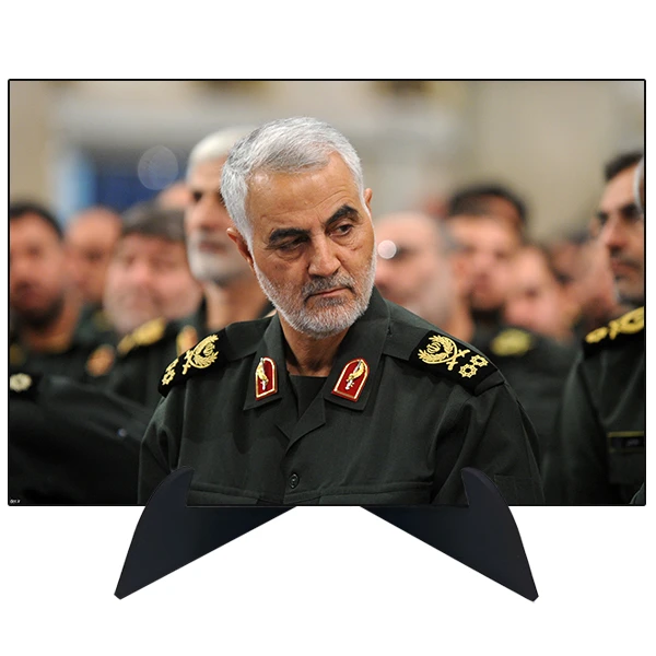 تابلو شاسی رومیزی طرح شهید سردار قاسم سلیمانی مدل AG-84