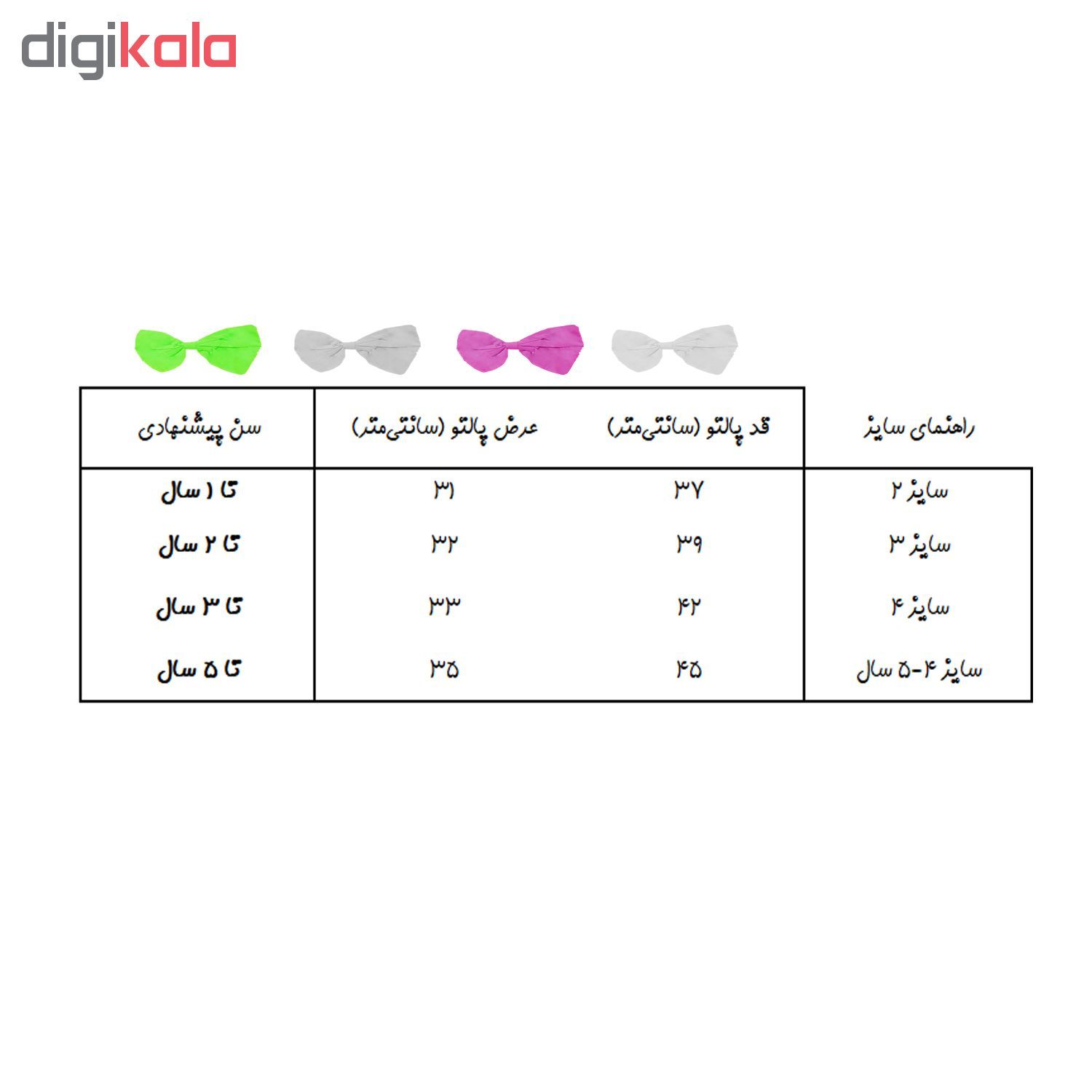 پالتو دخترانه  کد ۰۳ -  - 4