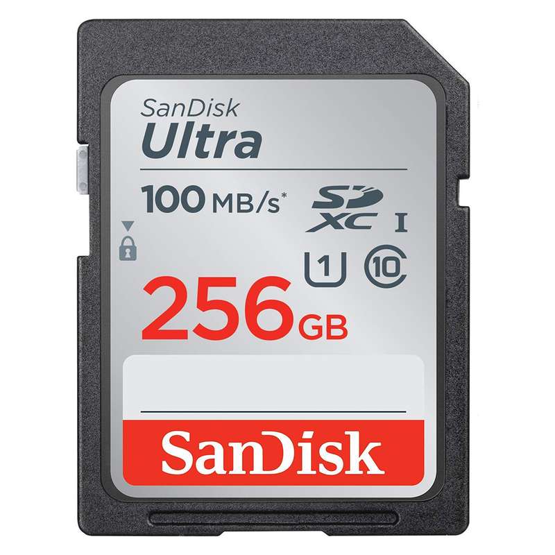 کارت حافظه SDXC سن دیسک مدل Ultra کلاس 10 استاندارد UHS-I U1 سرعت 100MBps ظرفیت 256 گیگابایت کارت حافظه SDXC سن دیسک مدل Ultra کلاس 10 استاندارد UHS-I U1 سرعت 100MBps ظرفیت 256 گیگابایت