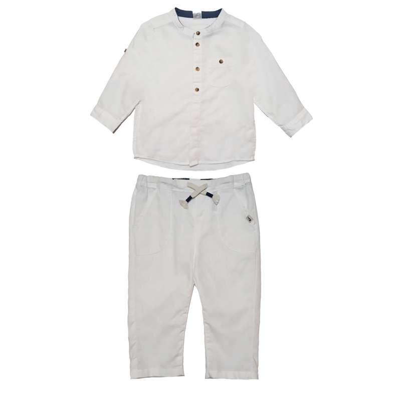 ست تی شرت و شلوار نوزادی اچ اند ام کد 1727