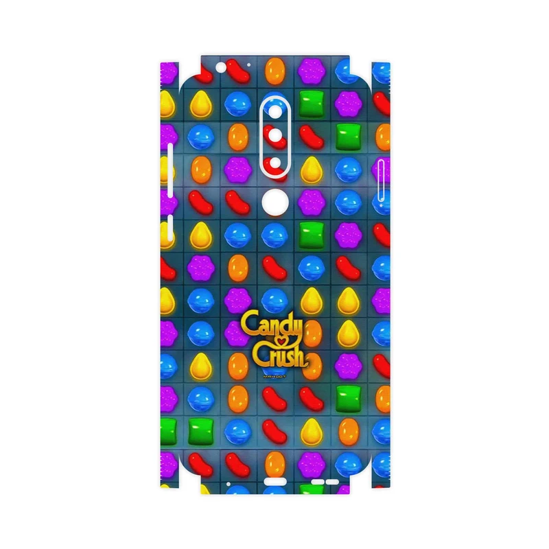 برچسب پوششی ماهوت مدل Candy Crush Game Series-FullSkin مناسب برای گوشی موبایل نوکیا 5.1 Plus