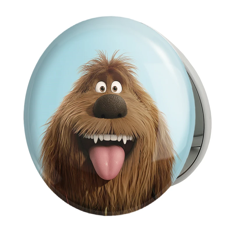 آینه جیبی خندالو طرح زندگی پنهان حیوانات خانگی The Secret Life of Pets مدل تاشو کد 10678 