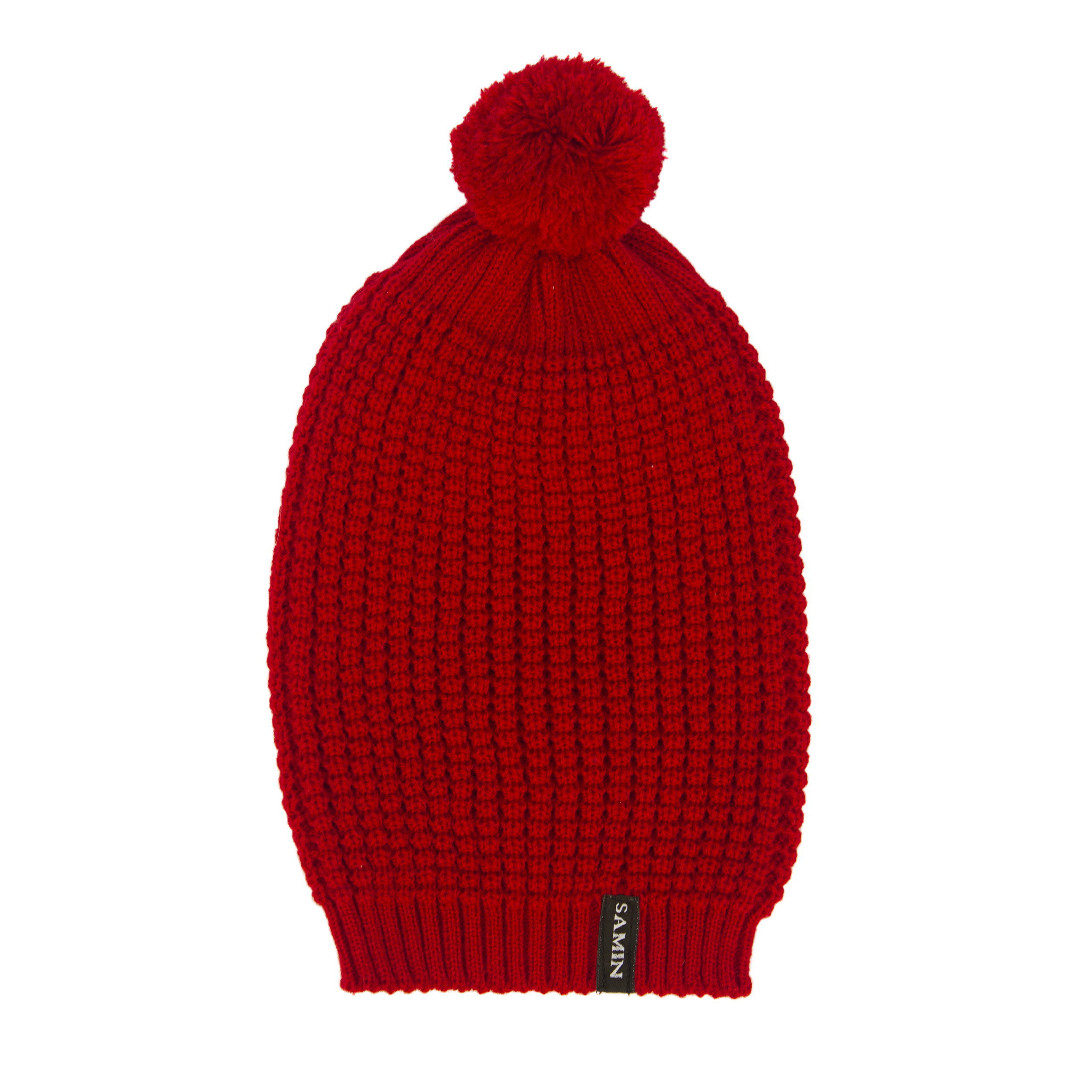 کلاه بافتنی ثمین مدل Athena رنگ قرمز -  - 1
