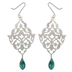گوشواره نقره اره کاری گالری هشت بهشت کد 125015