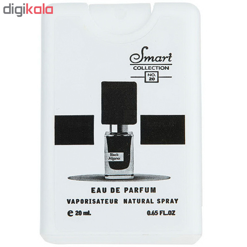 عطر جیبی مردانه اسمارت کالکشن مدل Black Afgano حجم 20 میلی لیتر مجموعه 5 عددی عطر جیبی مردانه اسمارت کالکشن مدل Black Afgano حجم 20 میلی لیتر مجموعه 5 عددی