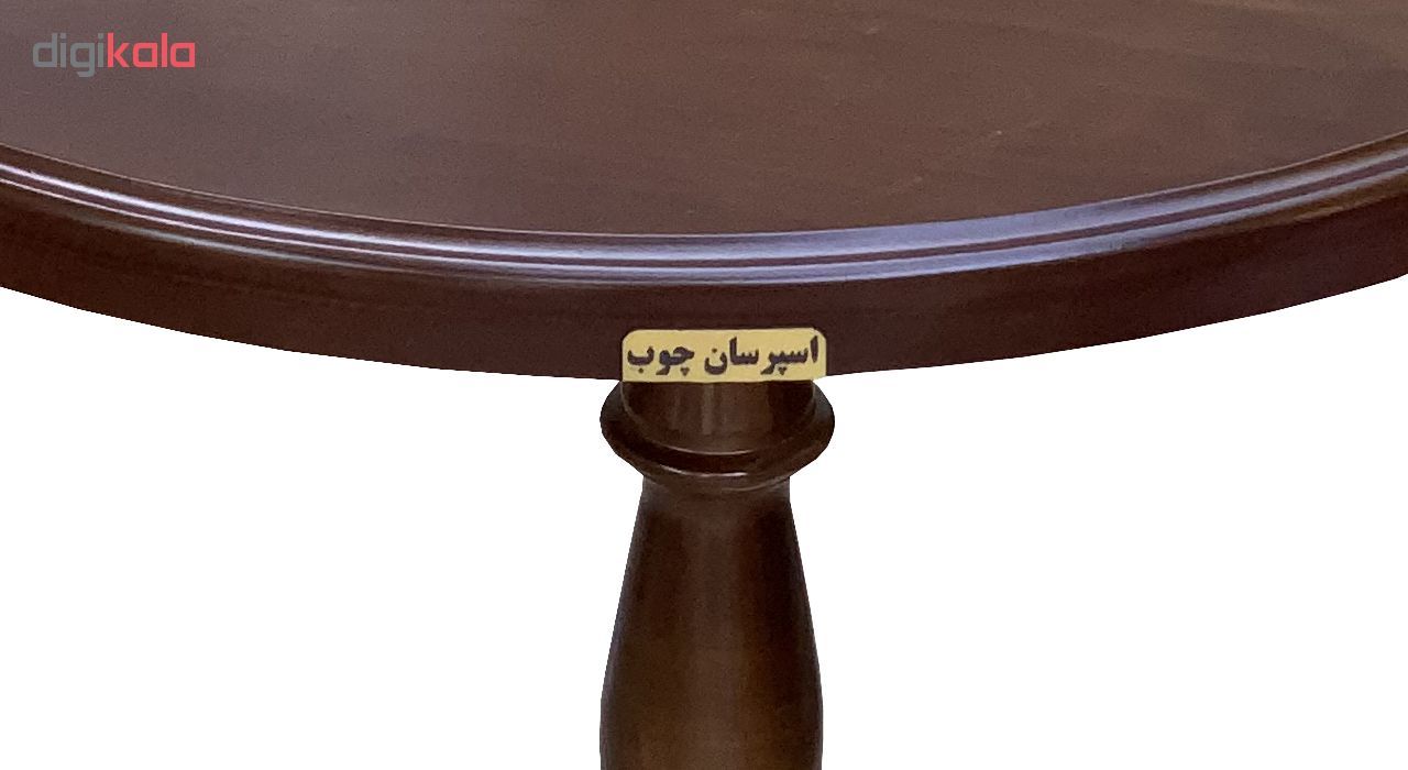 میز و صندلی ناهار خوری اسپرسان چوب کد Sm69