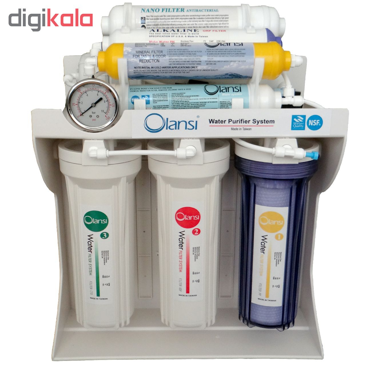 دستگاه تصفیه کننده آب اولانسی مدل RO-A930 به همراه فیلتر بسته 4 عددی