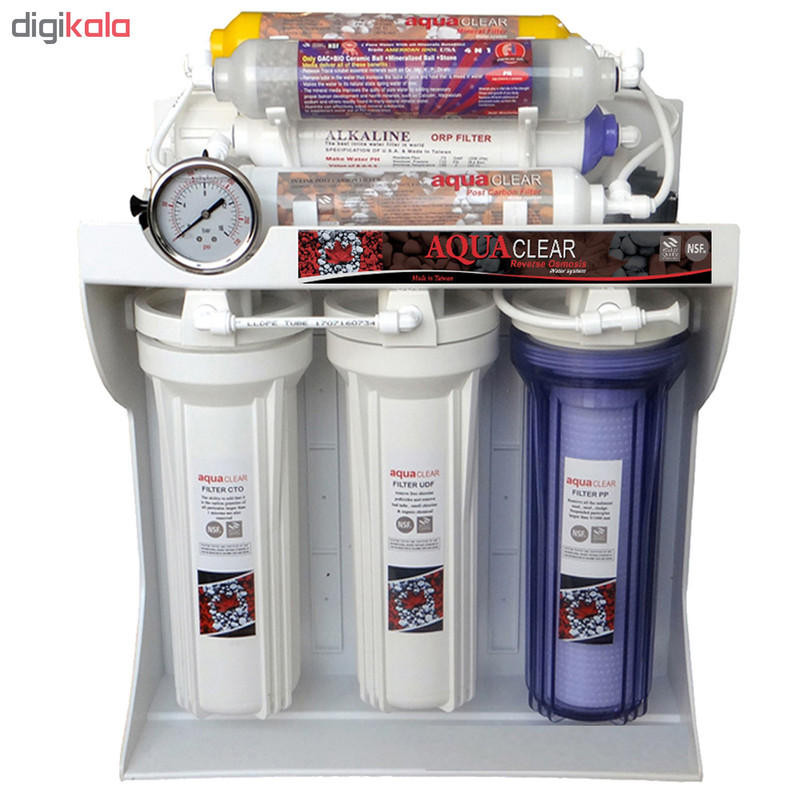دستگاه تصفیه کننده آب آکوآ کلر مدل RO-C172 به همراه فیلتر بسته 4 عددی