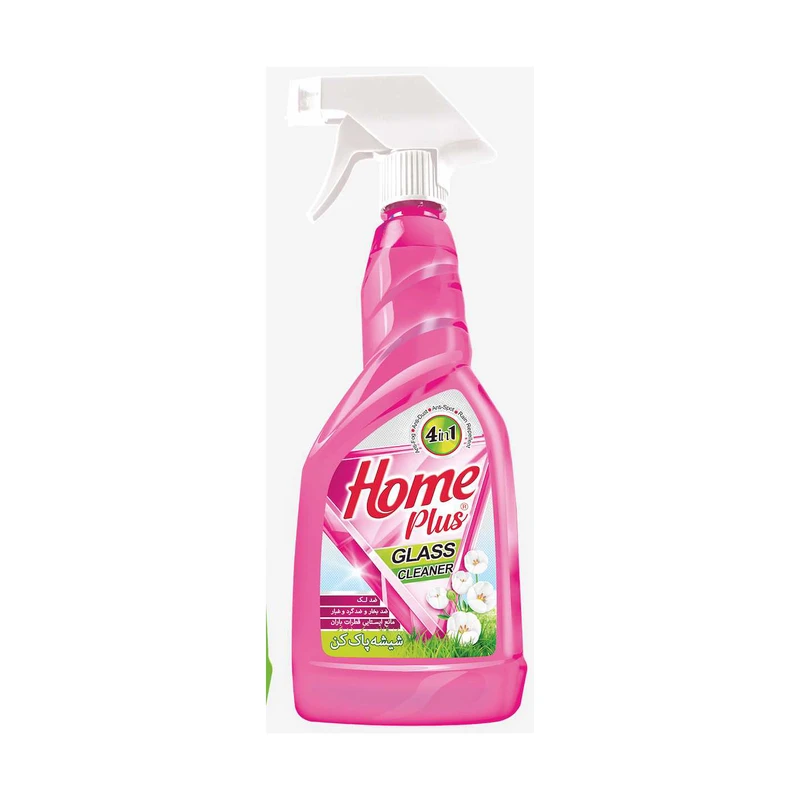 شیشه پاک کن هوم پلاس مدل Pink حجم 500 میلی لیتر