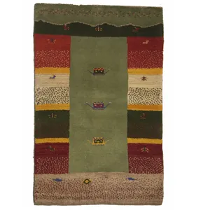 گبه دستبافت یک متری کد NKP.Z 206