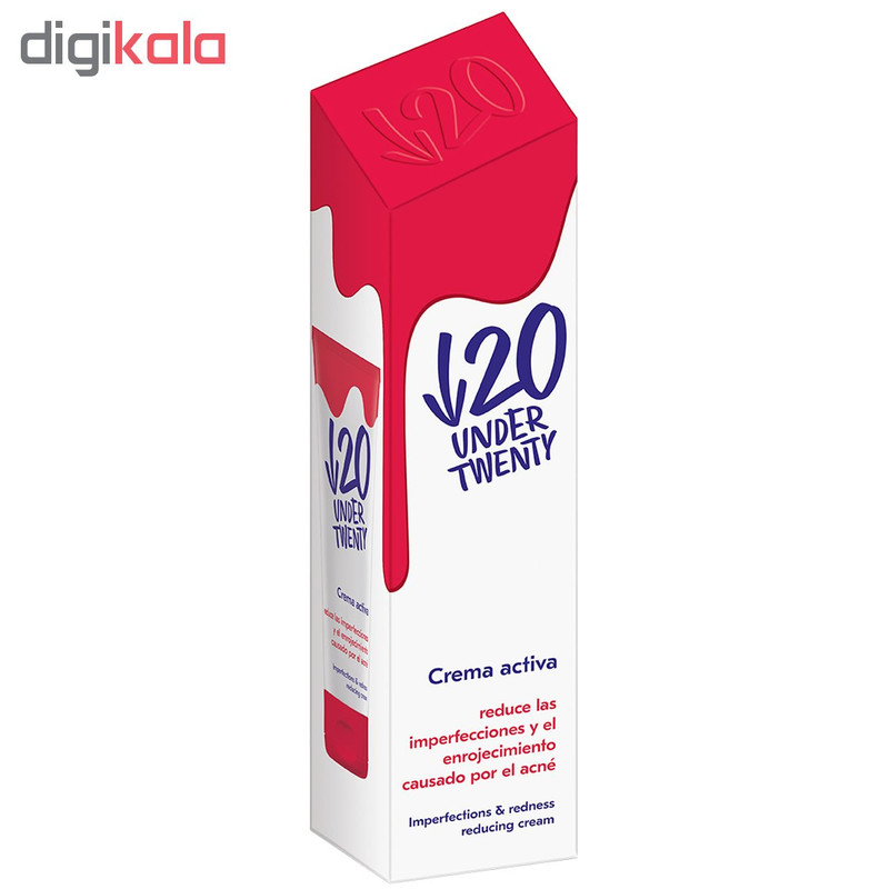 کرم ضد قرمزی آندر 20 مدل Imperfections And Redness Reducing حجم 75 میلی لیتر