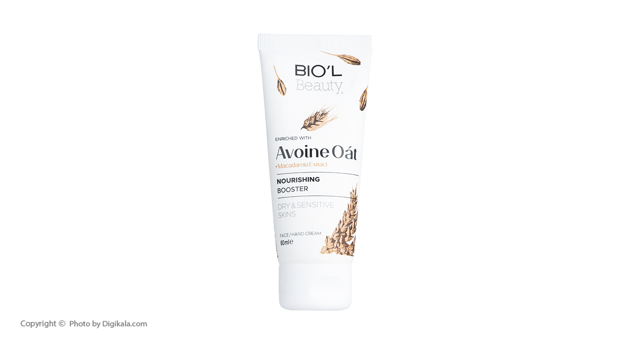 کرم مرطوب کننده دست، صورت بیول مدل Avoine Oat مناسب برای خشک حجم 60 میلی لیتر