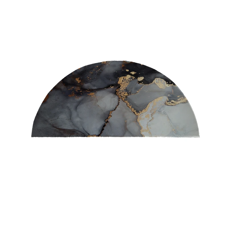 پادری مدل نیم دایره طرح سنگ کد 8472 سایز 90×45 سانتی متر