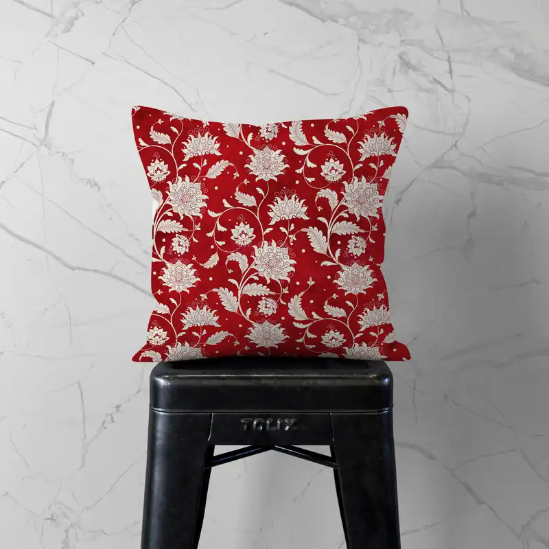 کاور کوسن مدل  گل دو رو طرح دار کد 1402116