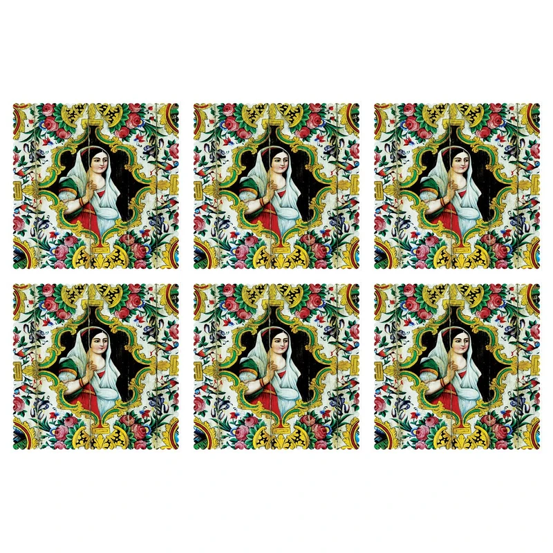 زیر لیوانی کد C1-42020 بسته 6 عددی