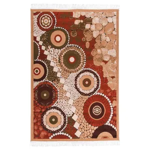 گلیم نه متری ماشینی دنیای فرش کاشان کد 908