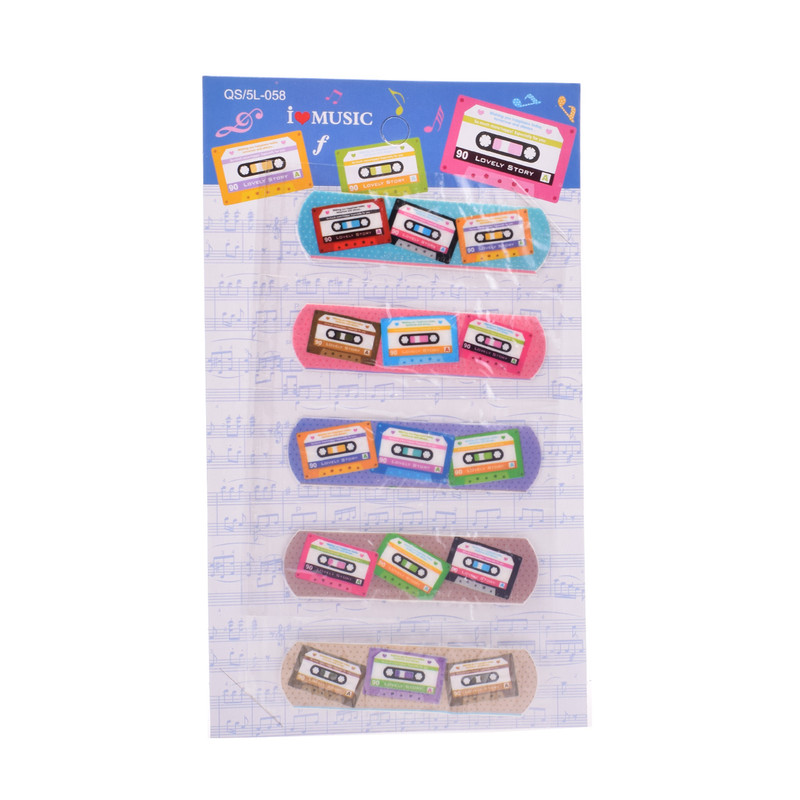 چسب زخم ترانه طرح Nostalgicسایز 15 سانتی متر بسته 5 عددی