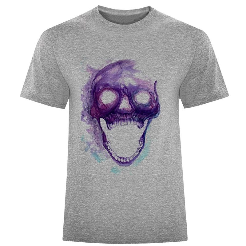 تیشرت آستین کوتاه مردانه طرح اسکلت کد F44