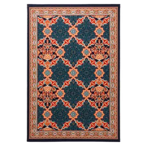 گلیم ماشینی چهارمتری دنیای فرش کد 609