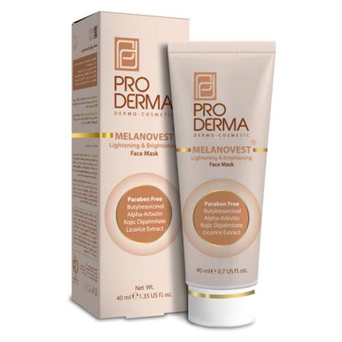 ماسک روشن کننده صورت پرودرما مدل MELANOVEST وزن 20 گرم 