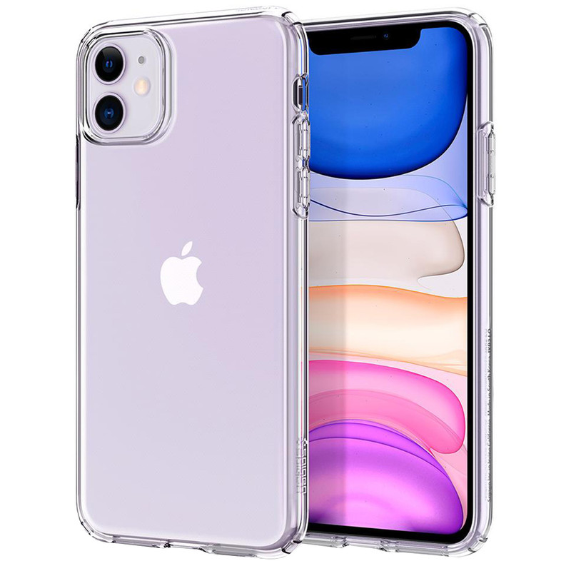 کاور اسپیگن مدل Liquid Crystal مناسب برای گوشی موبایل اپل Iphone 11