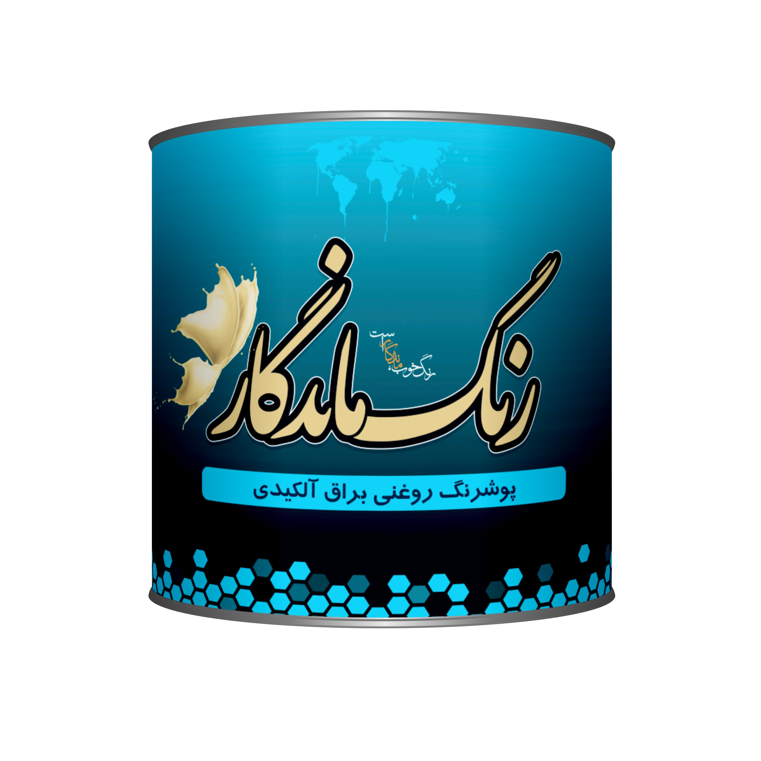 رنگ روغنی رنگ ماندگار کد 190 حجم 0.237 لیتر