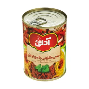 کنسرو سس ماکارونی با سویا و قارچ آدلی - 400 گرم