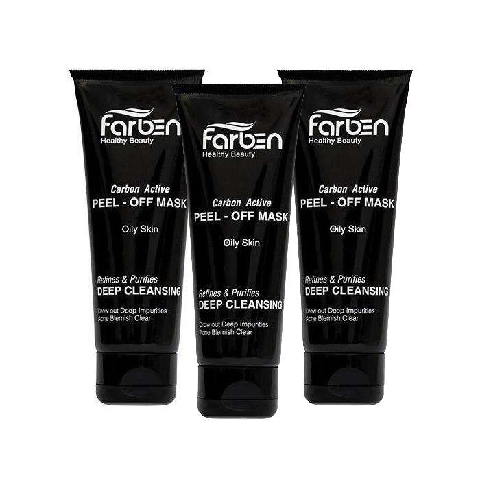 ماسک زغال فاربن مدل Peel-Off حجم 75 میلی لیتر بسته سه عددی ماسک زغال فاربن مدل Peel-Off حجم 75 میلی لیتر بسته سه عددی