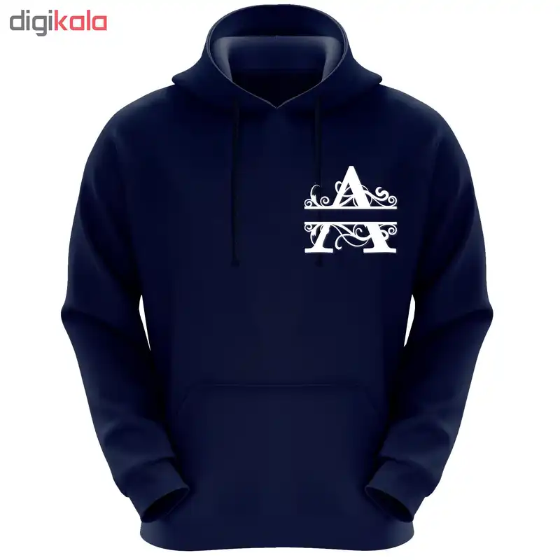 هودی زنانه طرح A کد R34 رنگ سرمه ای