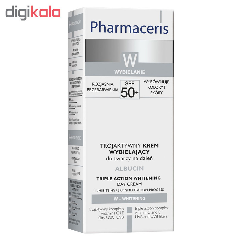 کرم روشن کننده و ضد لک فارماسریز مدل Albucin SPF50 حجم 40 میلی لیتر