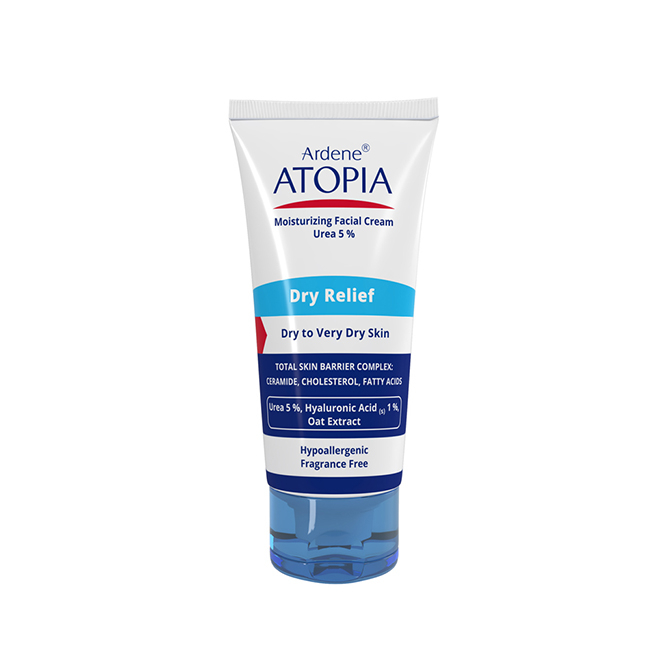 کرم مرطوب کننده صورت آردن سری Atopia مدل Dry Relief حجم 150 میلی لیتر
