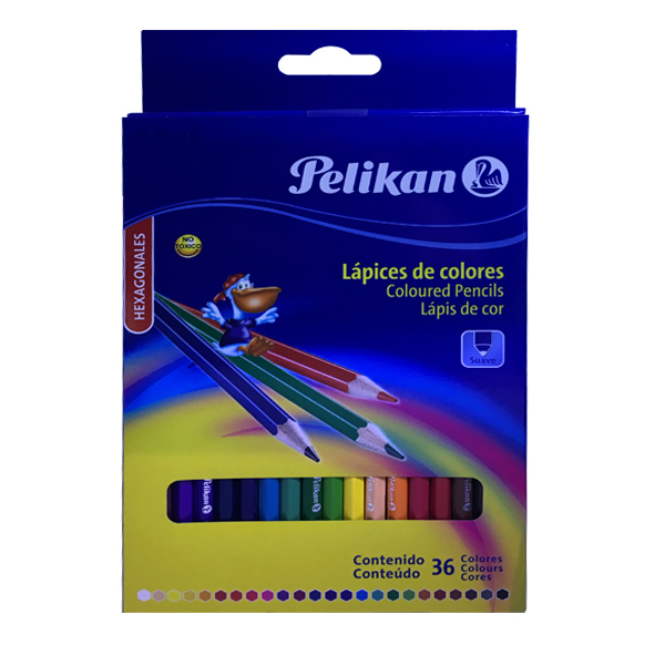 مداد رنگی 36 رنگ پلیکان کد 52466