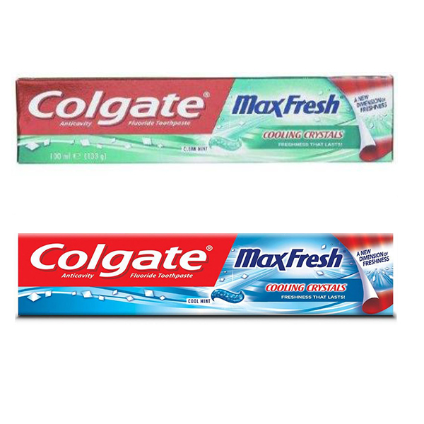 خمیر دندان کلگیت مدل Max Fresh مجموعه 2 عددی حجم 100 میلی لیتر