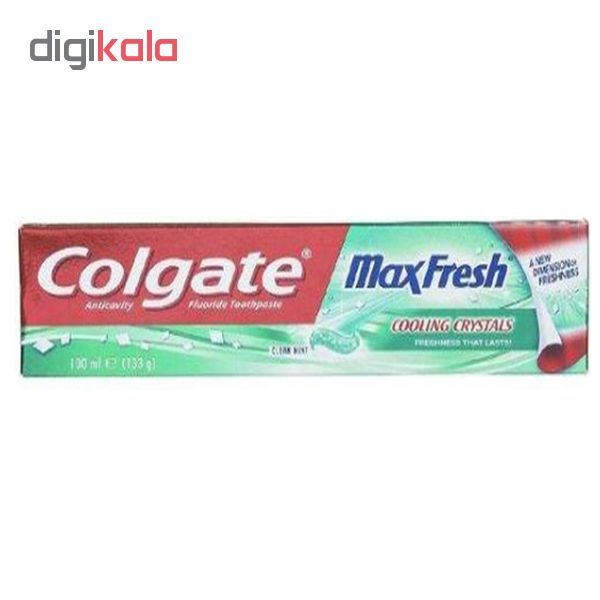 خمیر دندان کلگیت مدل Max Fresh مجموعه 2 عددی حجم 100 میلی لیتر -  - 4