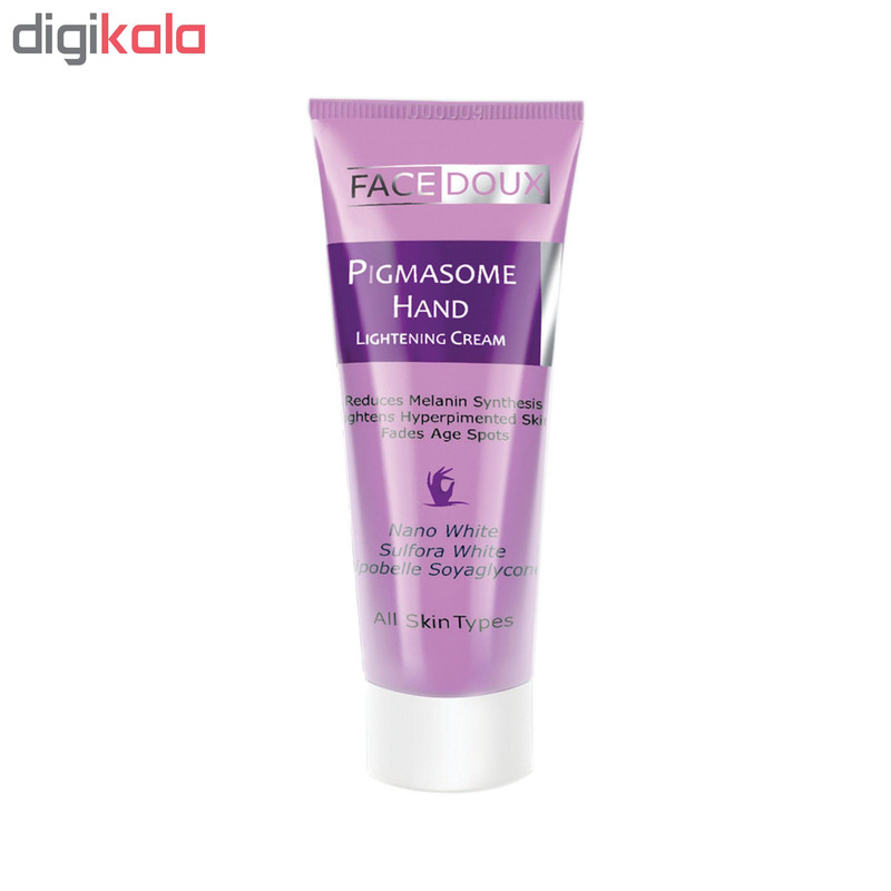 کرم ضد لک دست فیس دوکس سری Pigmasome مدل Sulfora White حجم 75 میلی لیتر
