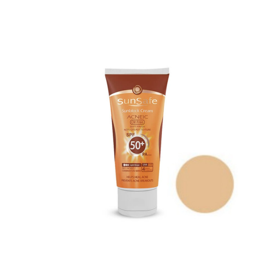 کرم ضد آفتاب سان سیف سری Acneic مدل Mat Finish spf 50 حجم 40 میلی لیتر